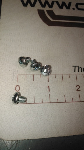 [P-038] 10-32x1/4 PH Pan Head Screw M/S Zinc